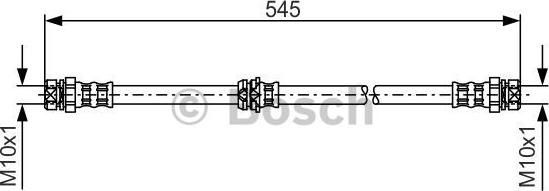 BOSCH 1 987 481 302 - Flessibile del freno www.autoricambit.com