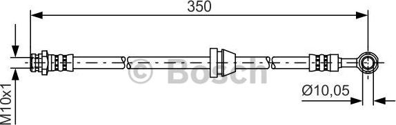 BOSCH 1 987 481 388 - Flessibile del freno www.autoricambit.com