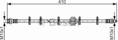 BOSCH 1 987 481 335 - Flessibile del freno www.autoricambit.com