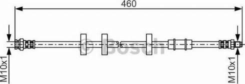 BOSCH 1 987 481 336 - Flessibile del freno www.autoricambit.com