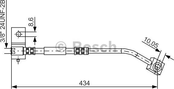 BOSCH 1 987 481 333 - Flessibile del freno www.autoricambit.com