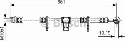 BOSCH 1 987 481 208 - Flessibile del freno www.autoricambit.com