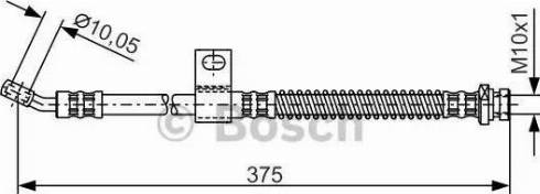 BOSCH 1 987 481 284 - Flessibile del freno www.autoricambit.com