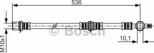 BOSCH 1 987 481 221 - Flessibile del freno www.autoricambit.com