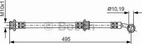 BOSCH 1 987 481 228 - Flessibile del freno www.autoricambit.com