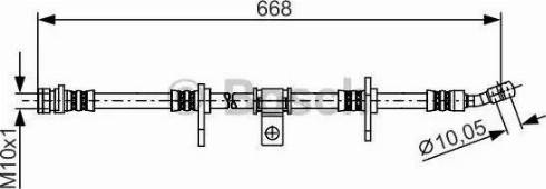 BOSCH 1 987 481 272 - Flessibile del freno www.autoricambit.com