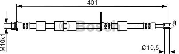 BOSCH 1 987 481 700 - Flessibile del freno www.autoricambit.com