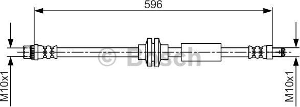 BOSCH 1 987 481 708 - Flessibile del freno www.autoricambit.com