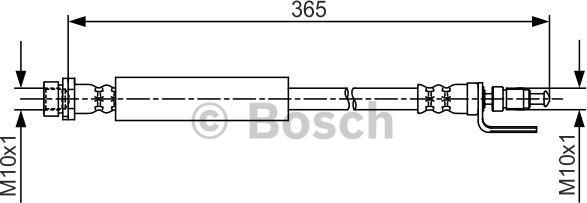 BOSCH 1 987 481 703 - Flessibile del freno www.autoricambit.com