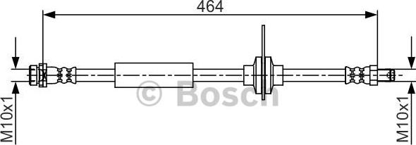 BOSCH 1 987 481 702 - Flessibile del freno www.autoricambit.com