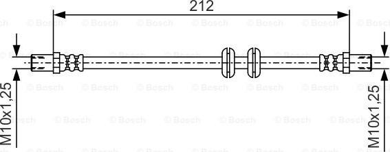 BOSCH 1 987 481 A51 - Flessibile del freno www.autoricambit.com