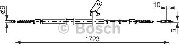 BOSCH 1 987 482 268 - Cavo comando, Freno stazionamento www.autoricambit.com