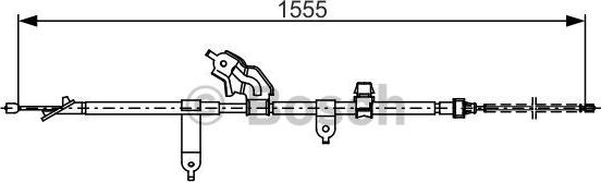 BOSCH 1 987 482 221 - Cavo comando, Freno stazionamento www.autoricambit.com