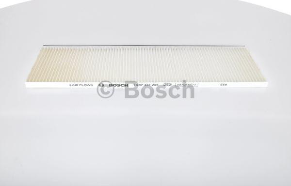 BOSCH 1 987 431 205 - Filtro, Aria abitacolo www.autoricambit.com