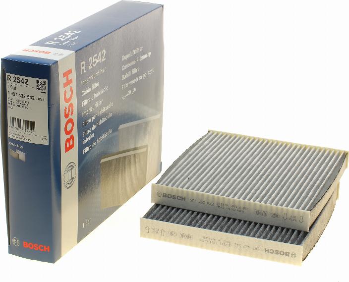 BOSCH 1 987 432 542 - Filtro, Aria abitacolo www.autoricambit.com