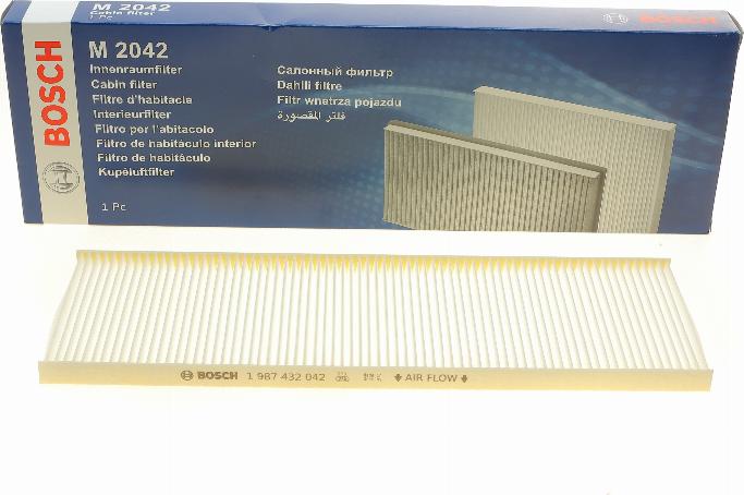 BOSCH 1 987 432 042 - Filtro, Aria abitacolo www.autoricambit.com