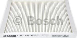 BOSCH 1 987 432 063 - Filtro, Aria abitacolo www.autoricambit.com