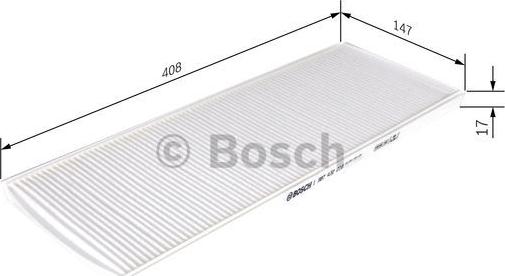 BOSCH 1 987 432 010 - Filtro, Aria abitacolo www.autoricambit.com