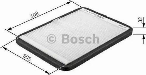 BOSCH 1 987 431 318 - Filtro, Aria abitacolo www.autoricambit.com