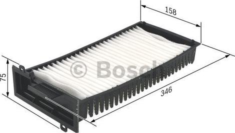 BOSCH 1 987 432 198 - Filtro, Aria abitacolo www.autoricambit.com