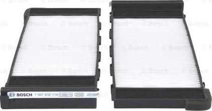 BOSCH 1 987 432 118 - Filtro, Aria abitacolo www.autoricambit.com