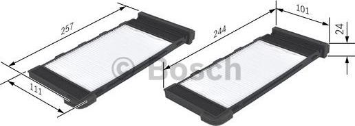 BOSCH 1 987 432 118 - Filtro, Aria abitacolo www.autoricambit.com