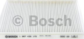 BOSCH 1 987 432 172 - Filtro, Aria abitacolo www.autoricambit.com