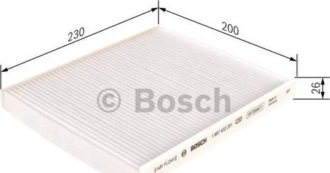 BOSCH 1 987 432 251 - Filtro, Aria abitacolo www.autoricambit.com