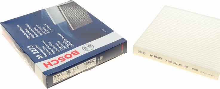 BOSCH 1 987 432 273 - Filtro, Aria abitacolo www.autoricambit.com