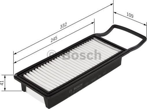 BOSCH 1 987 429 191 - Filtro aria www.autoricambit.com