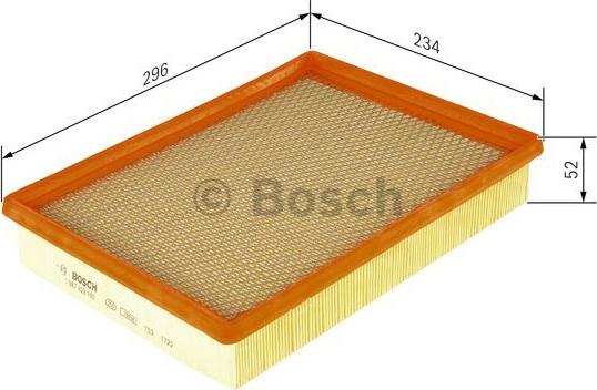 BOSCH 1 987 429 193 - Filtro aria www.autoricambit.com