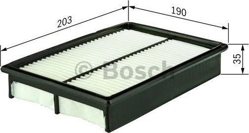 BOSCH 1 987 429 166 - Filtro aria www.autoricambit.com