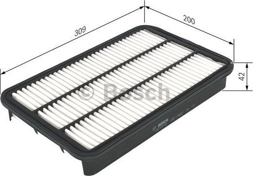 BOSCH 1 987 429 162 - Filtro aria www.autoricambit.com