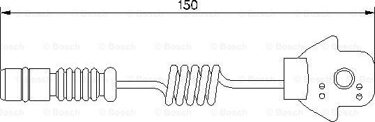 BOSCH 1 987 474 902 - Contatto segnalazione, Usura past. freno/mat. d'attrito www.autoricambit.com