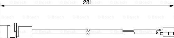 BOSCH 1 987 474 924 - Contatto segnalazione, Usura past. freno/mat. d'attrito www.autoricambit.com