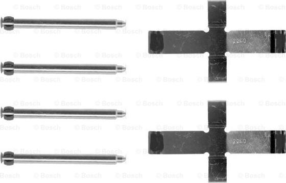 BOSCH 1 987 474 091 - Kit accessori, Pastiglia freno www.autoricambit.com