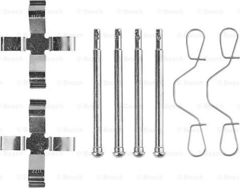 BOSCH 1 987 474 046 - Kit accessori, Pastiglia freno www.autoricambit.com