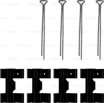 BOSCH 1 987 474 115 - Kit accessori, Pastiglia freno www.autoricambit.com