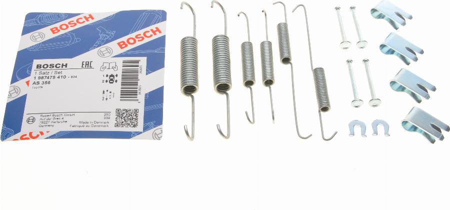 BOSCH 1 987 475 410 - Accessori, freno a tamburo www.autoricambit.com