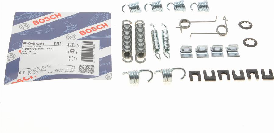 BOSCH 1 987 475 030 - Accessori, freno a tamburo www.autoricambit.com