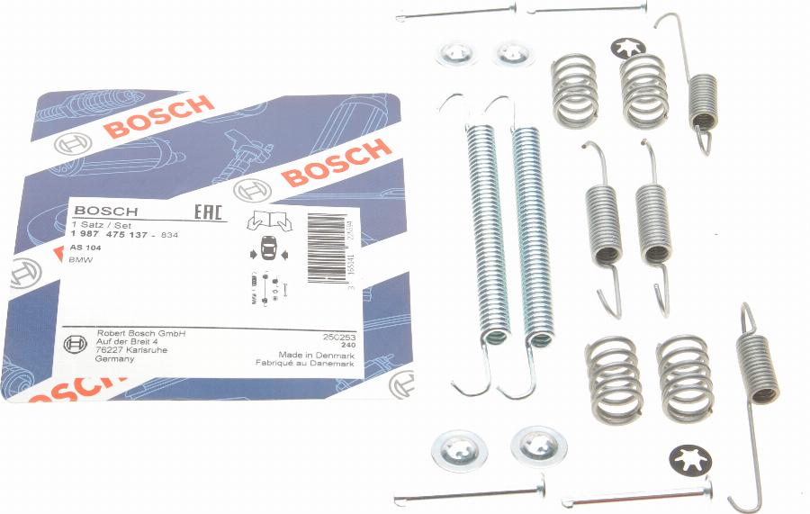 BOSCH 1 987 475 137 - Accessori, freno a tamburo www.autoricambit.com