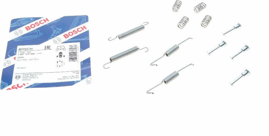 BOSCH 1 987 475 306 - Kit accessori, Ganasce freno stazionamento www.autoricambit.com