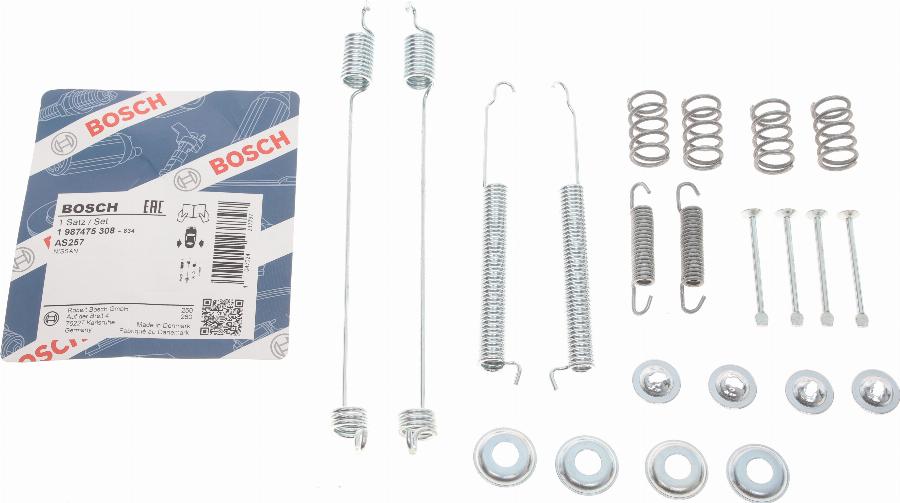 BOSCH 1 987 475 308 - Accessori, freno a tamburo www.autoricambit.com