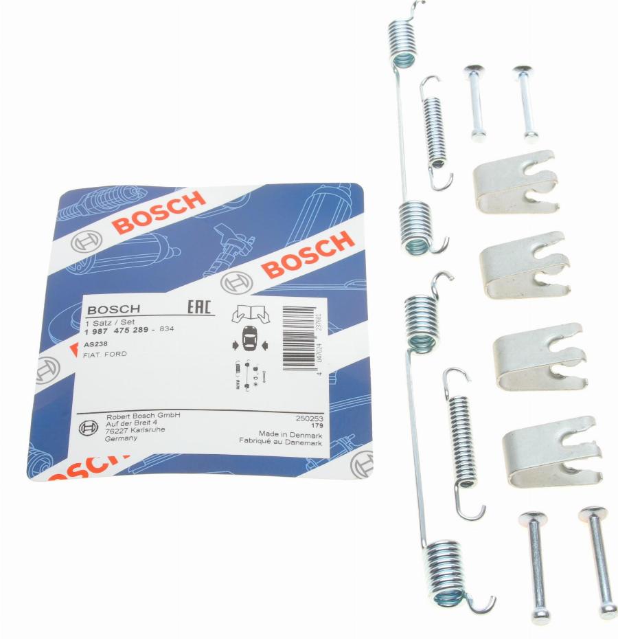 BOSCH 1 987 475 289 - Accessori, freno a tamburo www.autoricambit.com