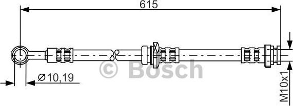 BOSCH 1 987 476 997 - Flessibile del freno www.autoricambit.com