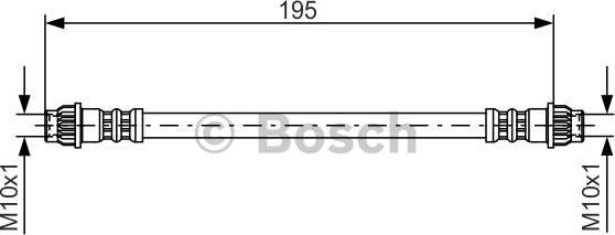 BOSCH 1 987 476 956 - Flessibile del freno www.autoricambit.com