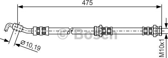 BOSCH 1 987 476 902 - Flessibile del freno www.autoricambit.com