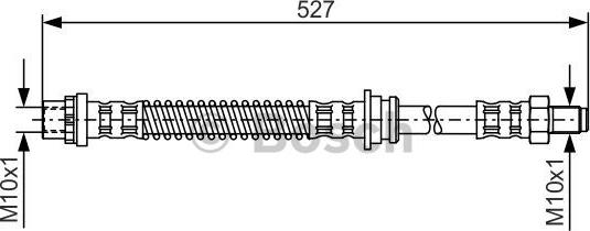 BOSCH 1 987 476 924 - Flessibile del freno www.autoricambit.com