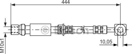 BOSCH 1 987 476 975 - Flessibile del freno www.autoricambit.com