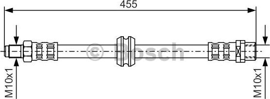 BOSCH 1 987 476 444 - Flessibile del freno www.autoricambit.com